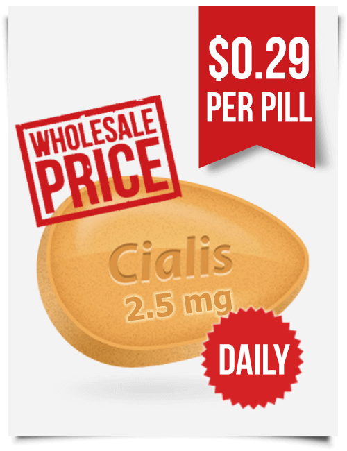 Cheap Generic Cialis 2.5 mg Wholesale | BuyEDTabs