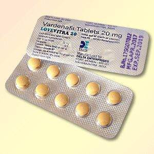 Lovevitra 20 mg vardenafil